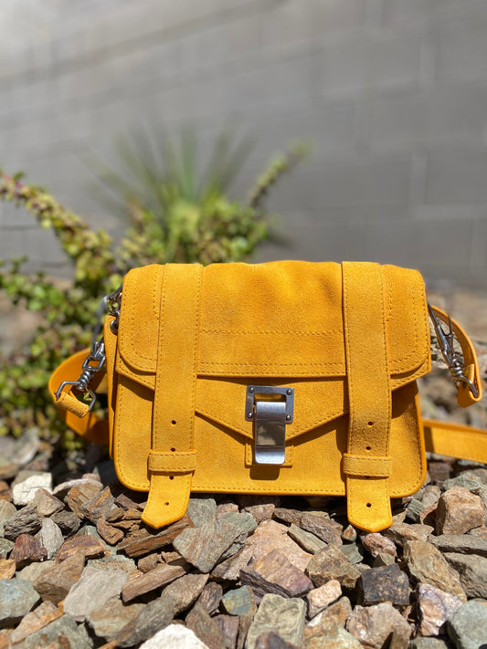 Proenza Schouler PS1 Mini Suede Crossbody Bag