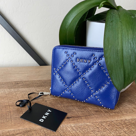 DKNY Sofia Studded Zip Around Wallet