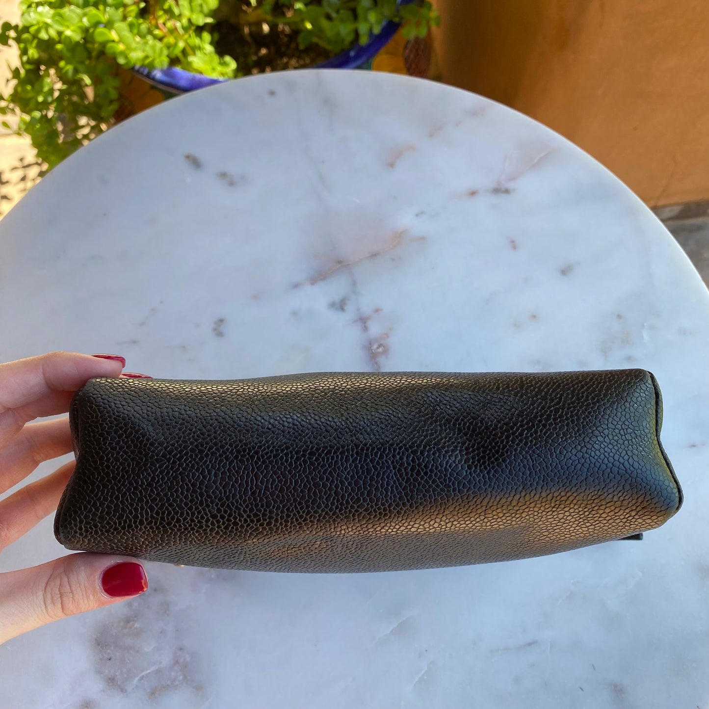 Chanel Caviar Timeless CC Cosmetic Pouch