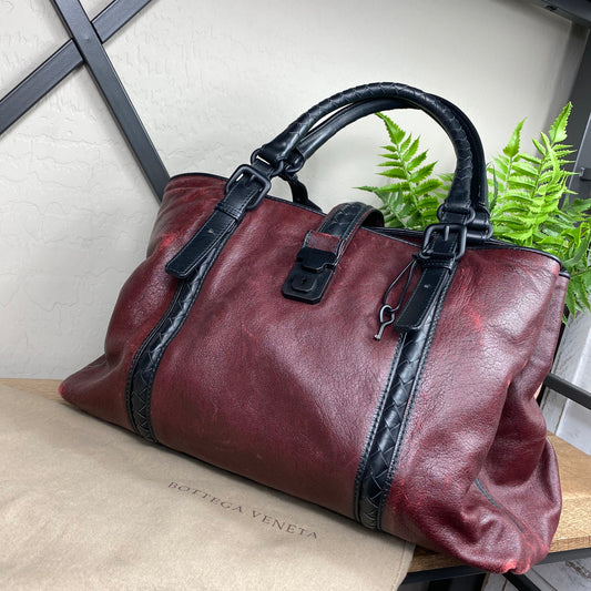 Bottega Veneta Leather Medium Roma Tote