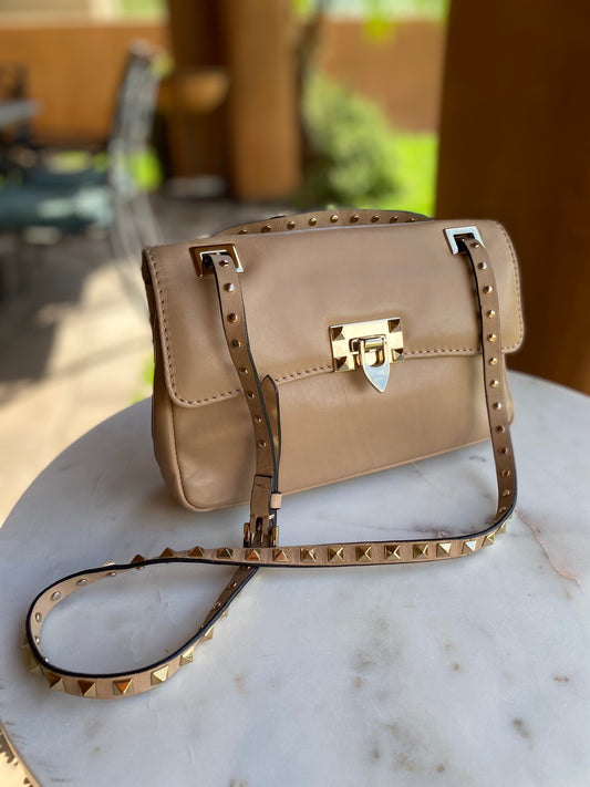 Valentino Garavani Rockstud Leather Flap Bag