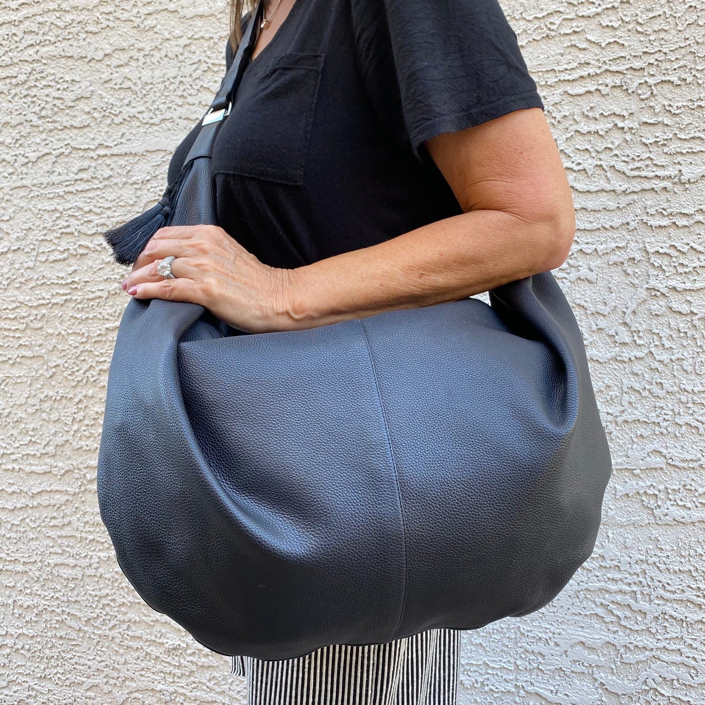 The Row Sling 15 Calfskin Leather Hobo Bag