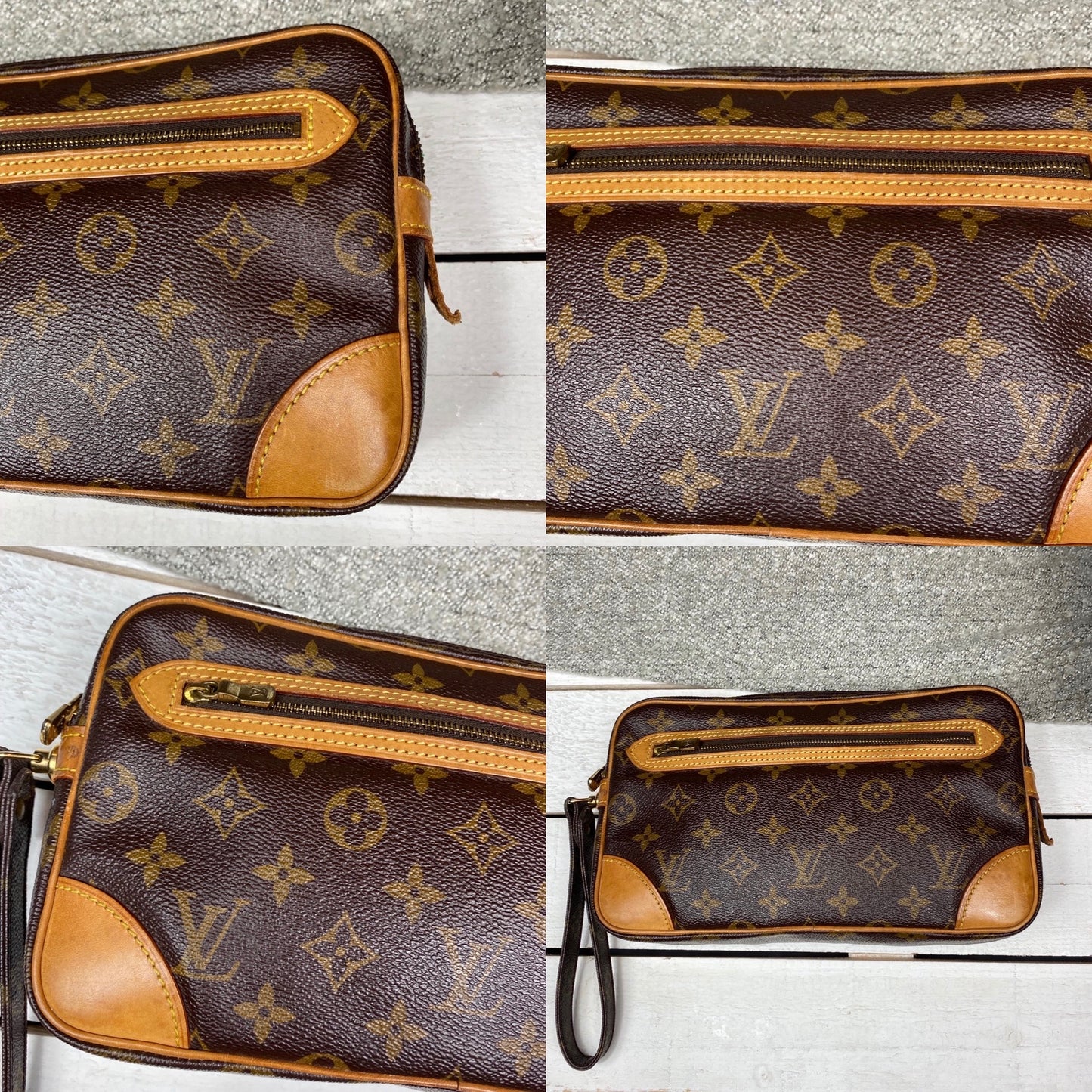 Louis Vuitton Marly Dragonne GM Wristlet Clutch