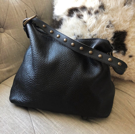 Miu Miu by Prada Pebbled Leather Hobo