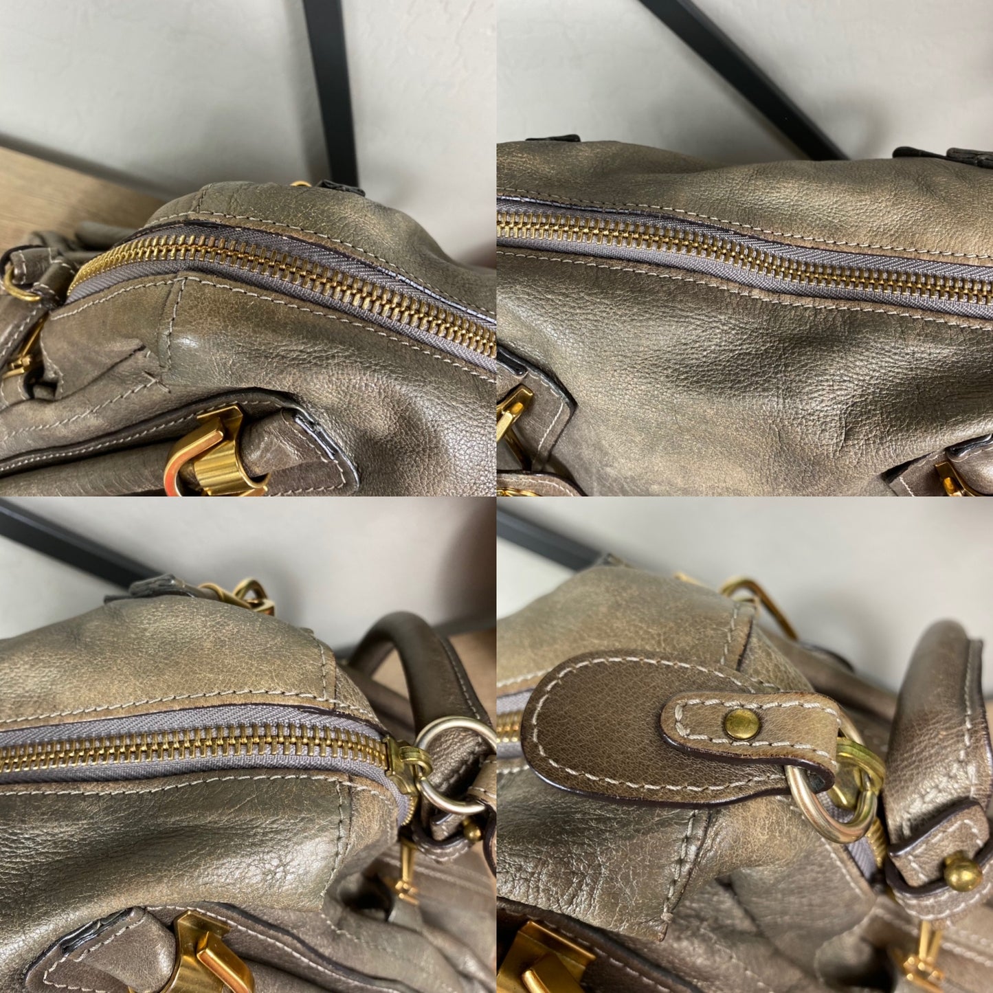 Chloé Medium Distressed Leather Paraty Bag
