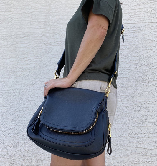 Tom Ford Pebbled Leather Jennifer Crossbody