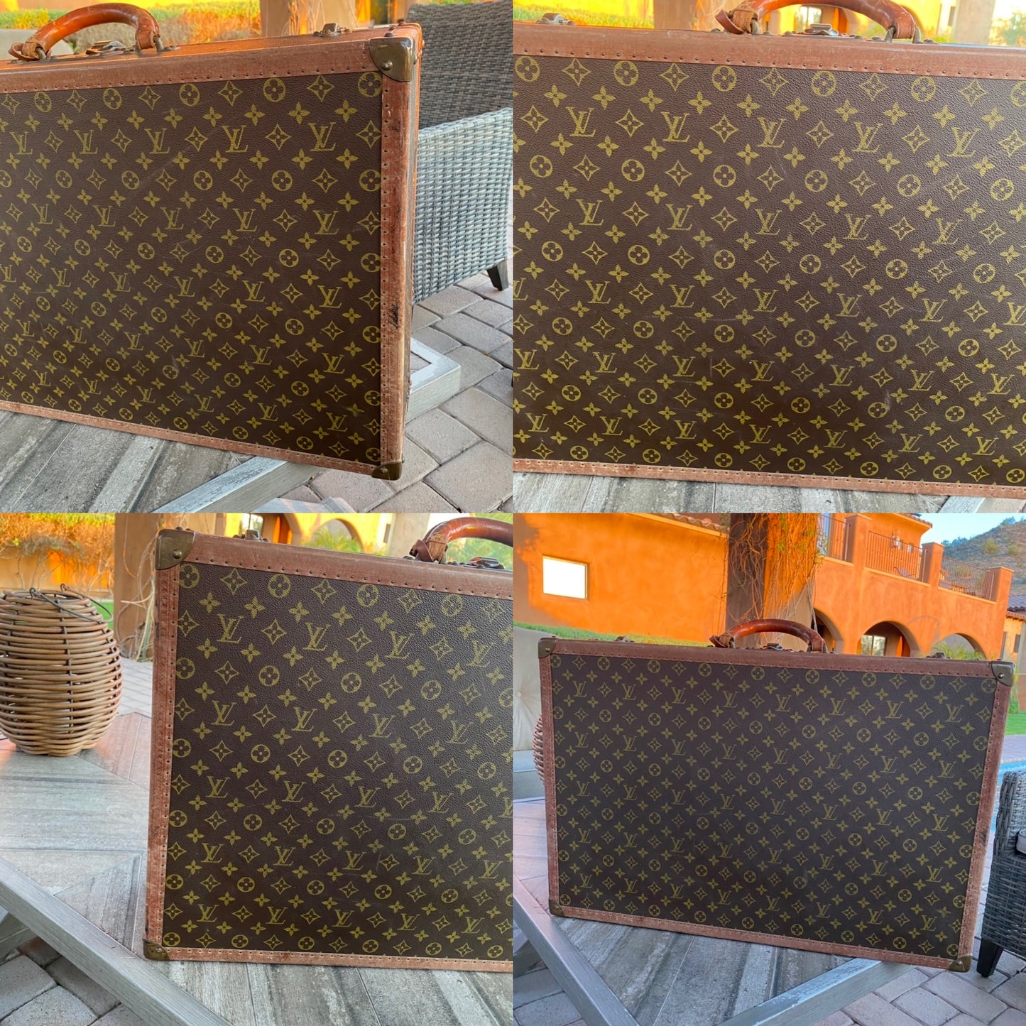 Louis Vuitton Vintage Bisten 70 Suitcase