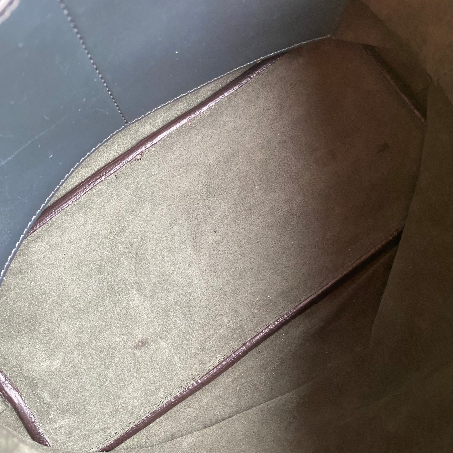 Celine Soft Cube Suede Leather Shoulder Bag
