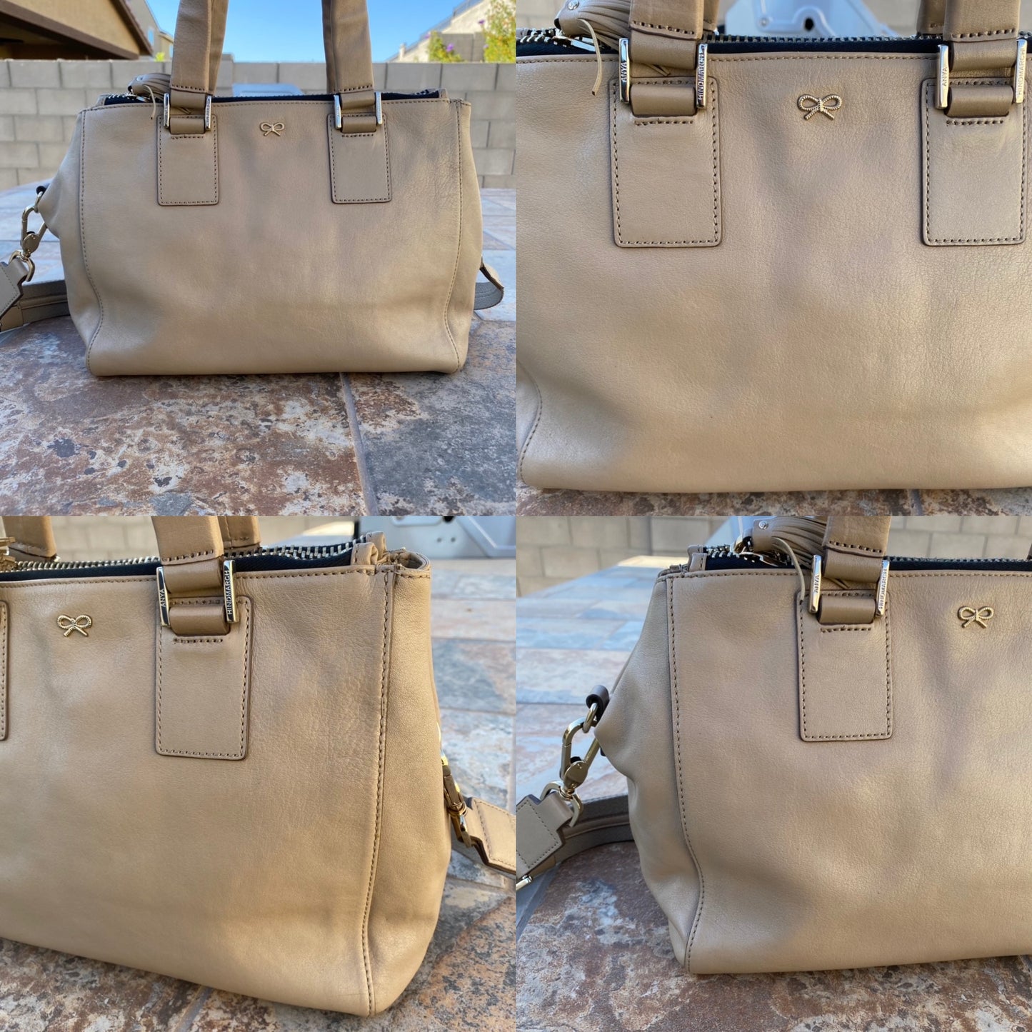 Anya Hindmarch Ebury Leather Zipper Tote
