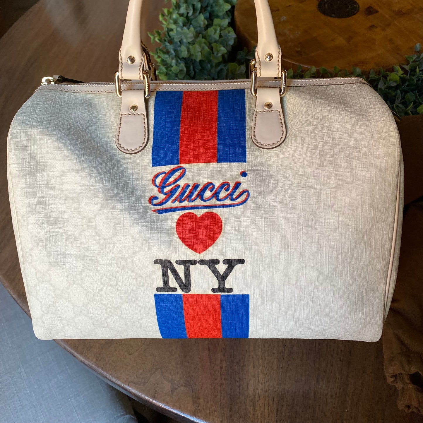 Gucci Loves NY Limited Edition Boston Bag