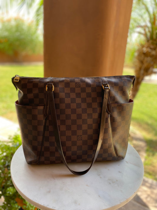 Louis Vuitton Totally MM Damier Ebene Tote