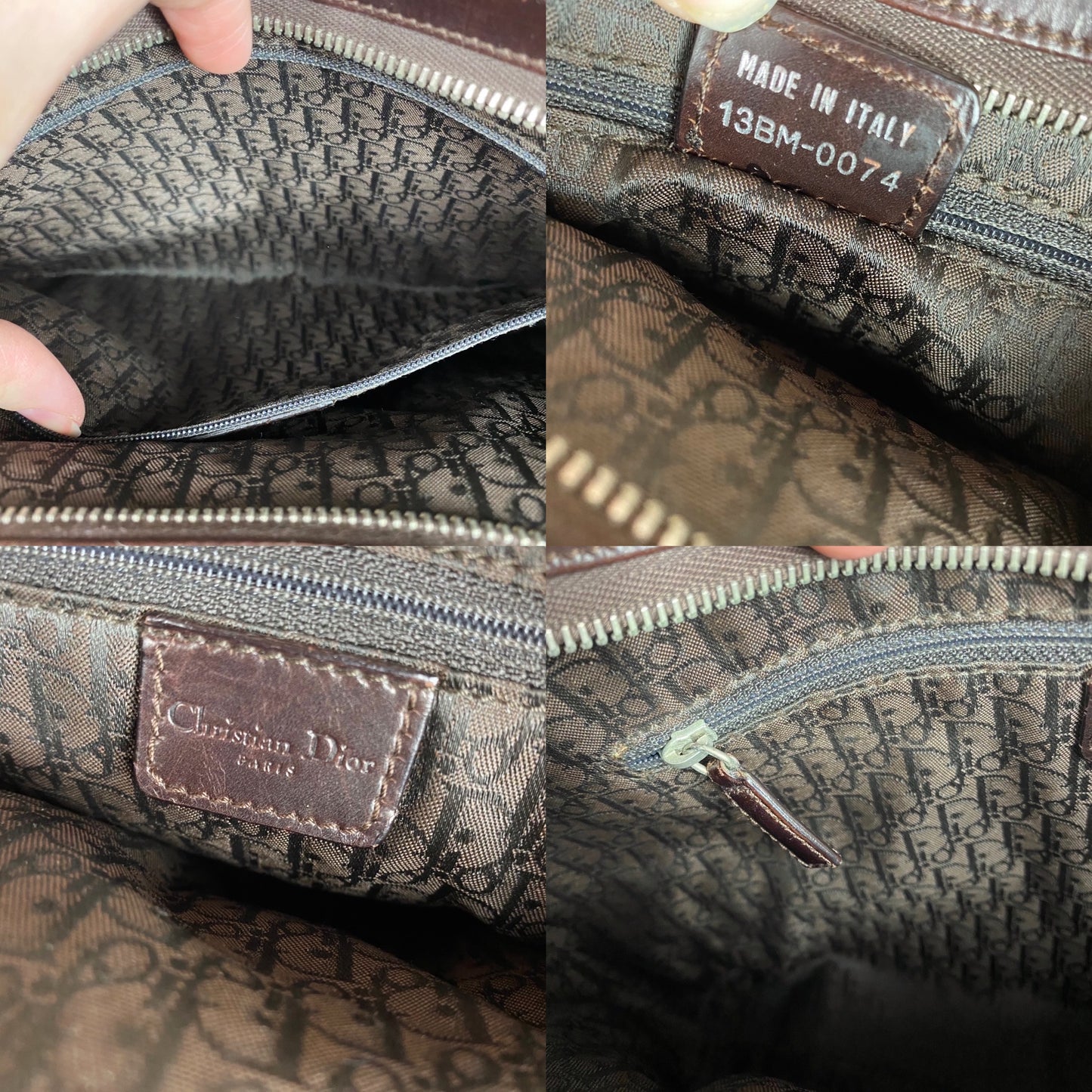 Christian Dior Leather Ballet Corset Shoulder Bag