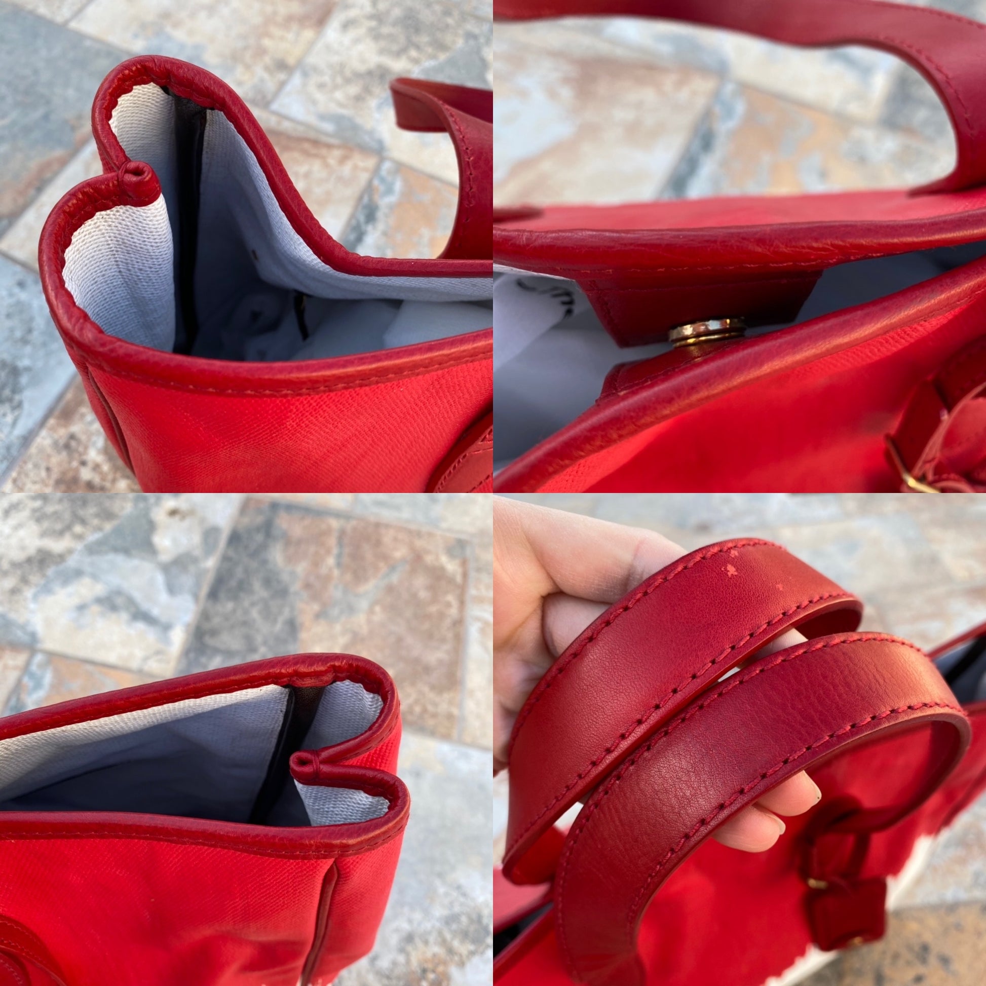 Yves Saint Laurent Raspail Cascade Canvas Tote Bag – The Foxy Shopper