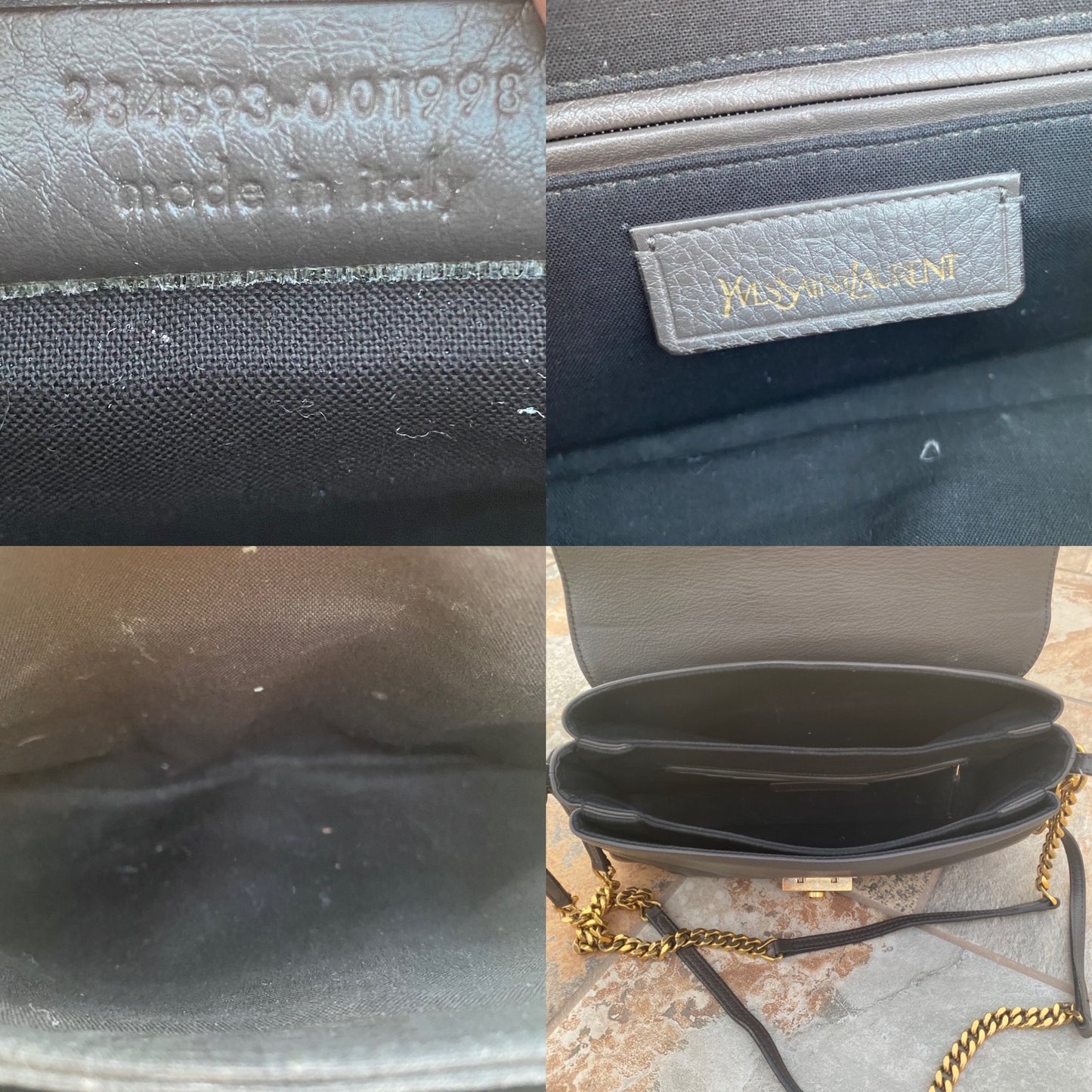 Yves Saint Laurent Leather Vintage Shoulder Bag