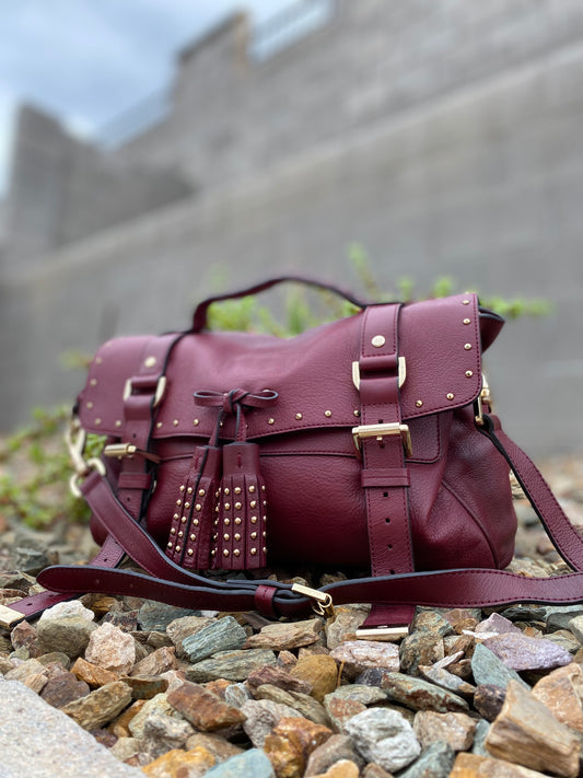 Mulberry Alexa Studded Leather Hobo Bag