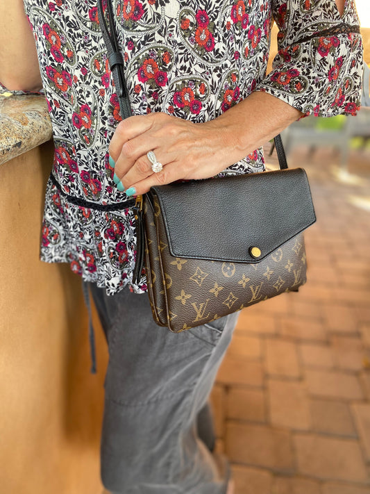 Louis Vuitton Monogram Twice Monogram Noir Crossbody