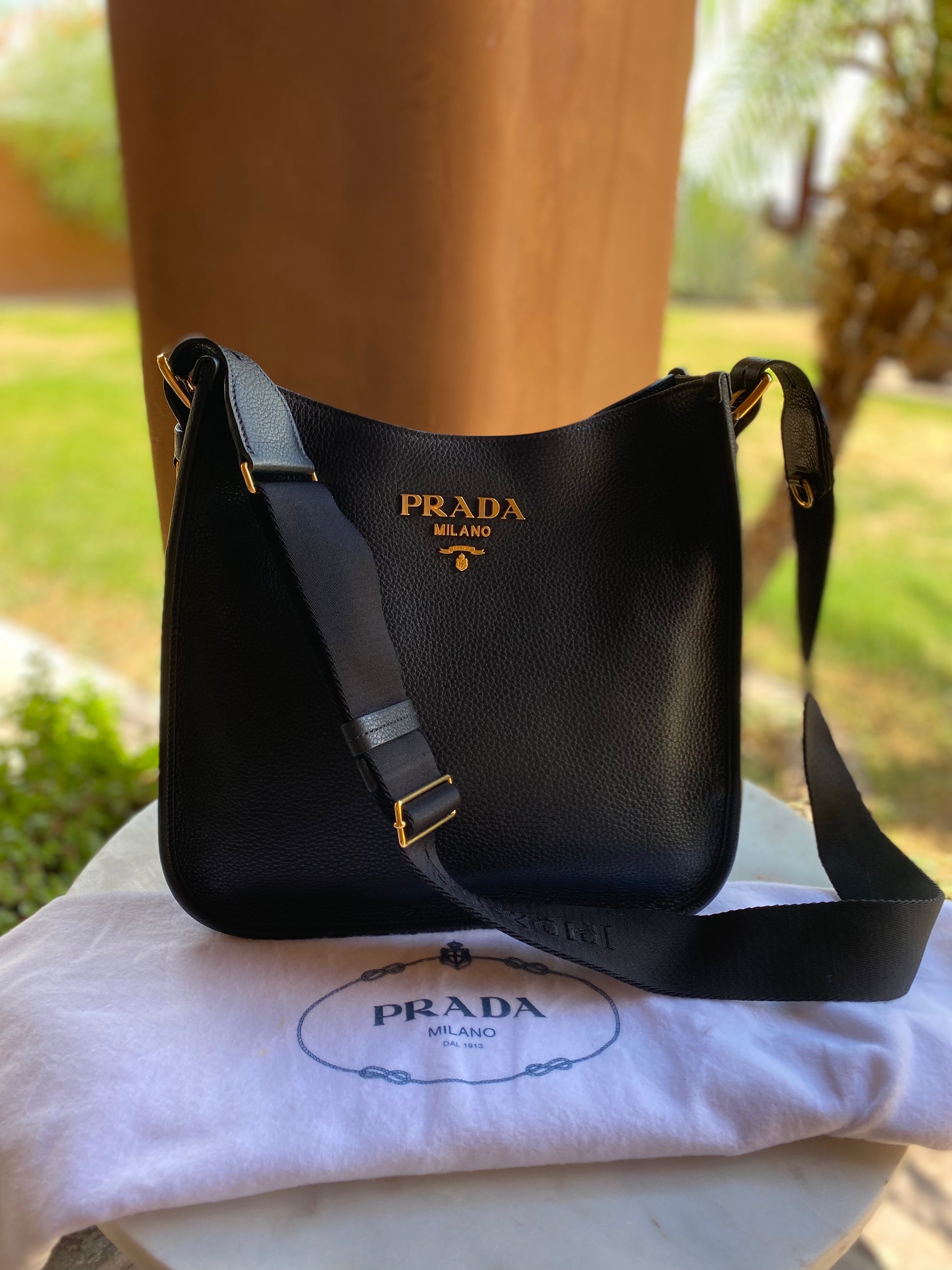 Prada Vitello Daino Hobo Crossbody – The Foxy Shopper