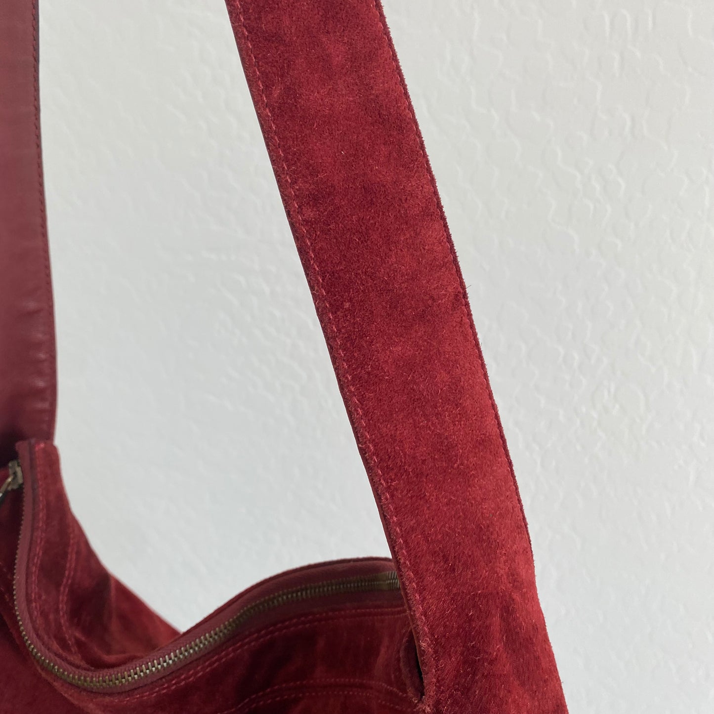Chanel Suede Leather Tassel Hobo Shoulder Bag