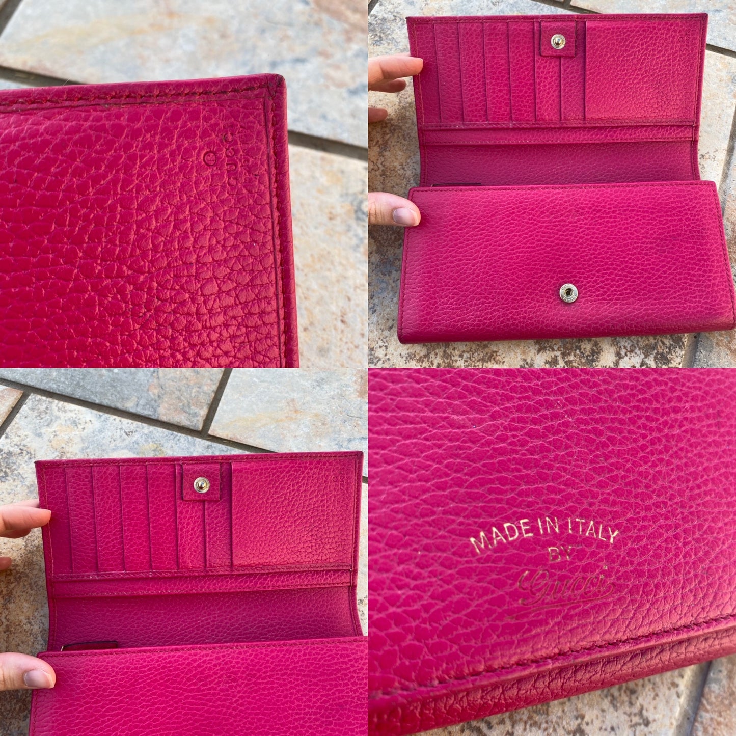 Gucci Swing Leather Continental Wallet