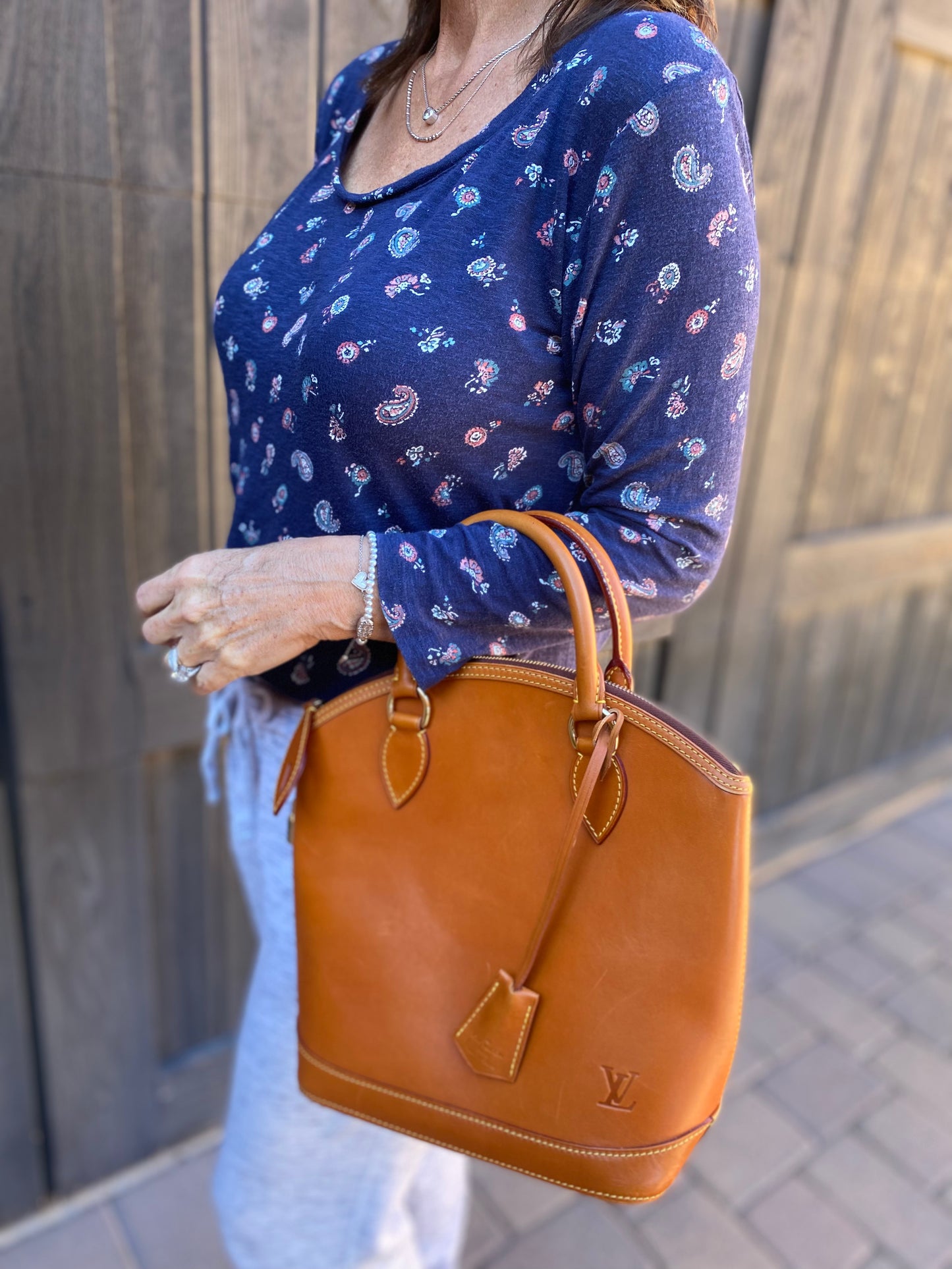 Louis Vuitton Nomade Vertical Lockit Satchel