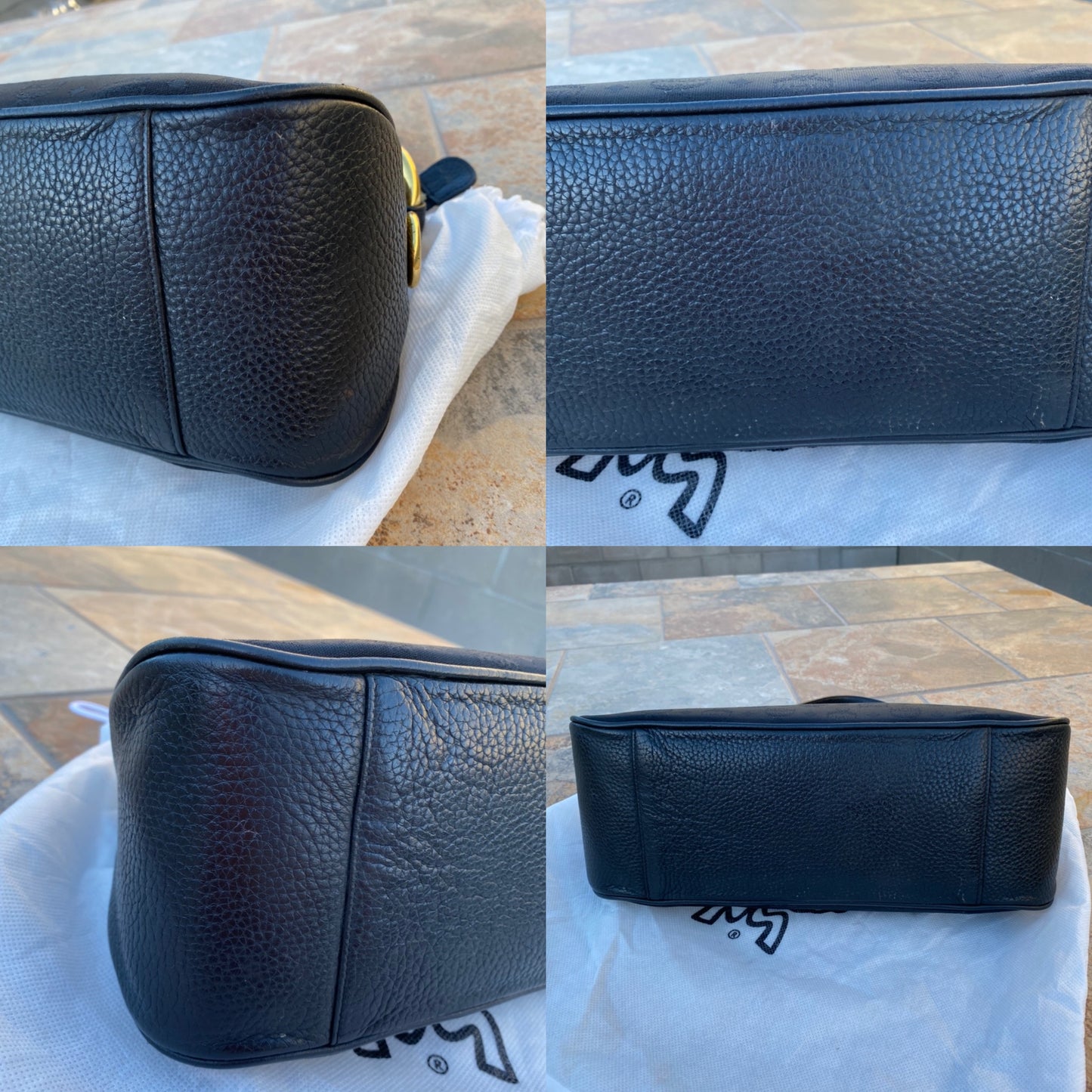 MCM Vintage Visetos Shoulder Bag