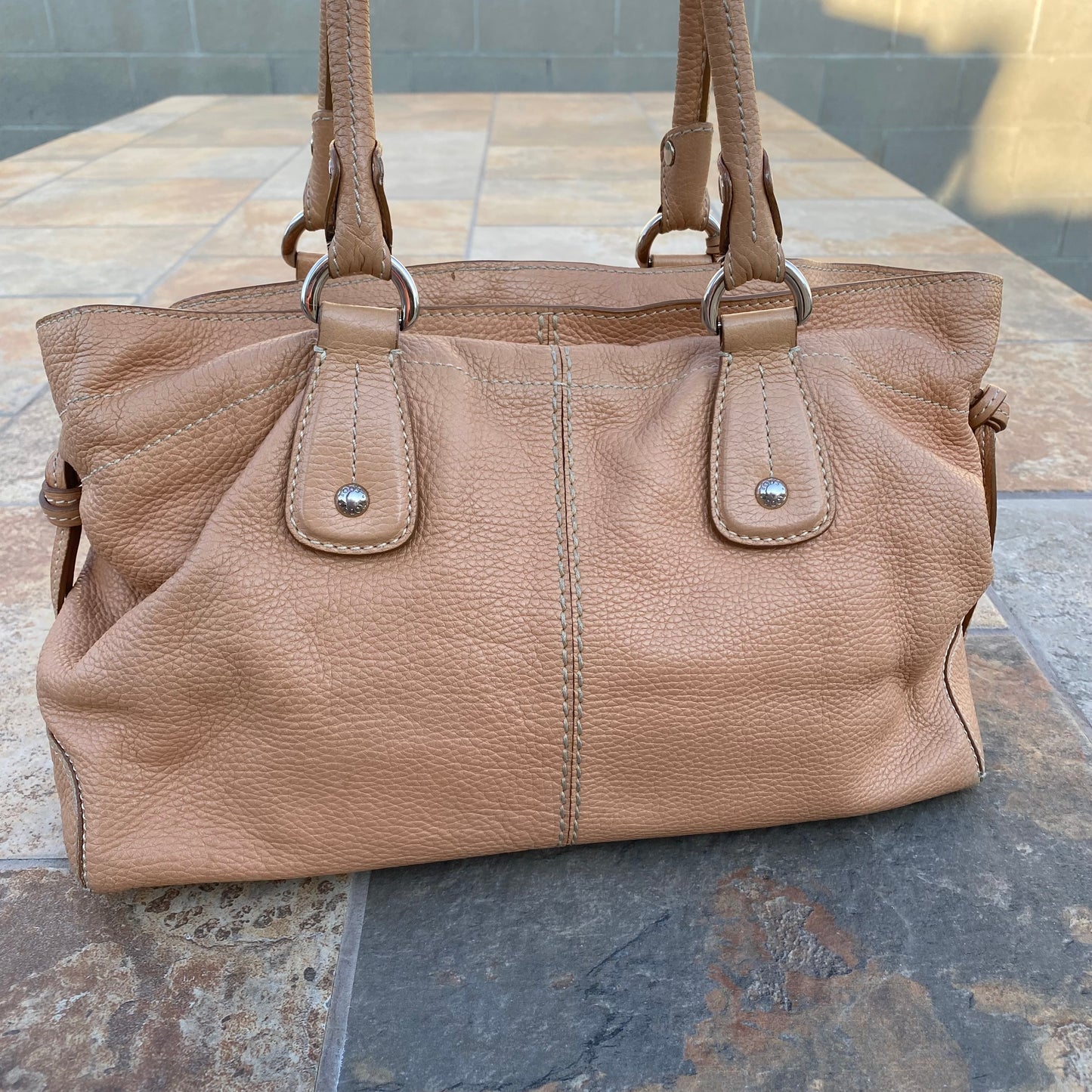 Tod’s D Styling Leather Tote Shoulder Bag