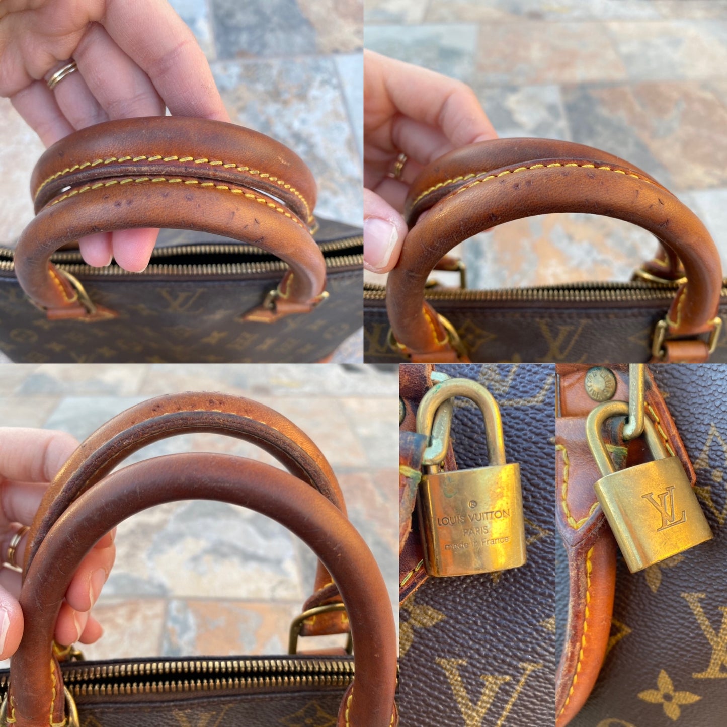 Louis Vuitton Vintage Monogram Alma PM Satchel