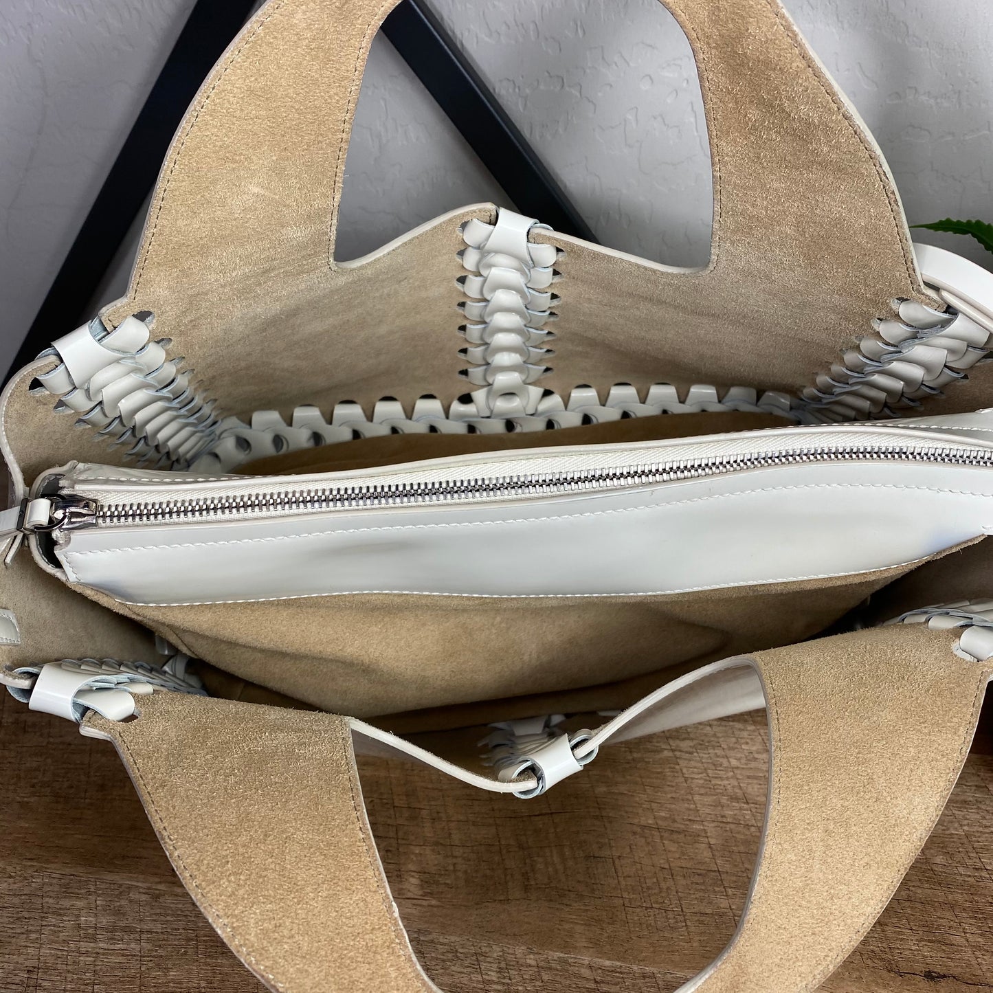 The Row Two For One 12 Braided Leather Tote