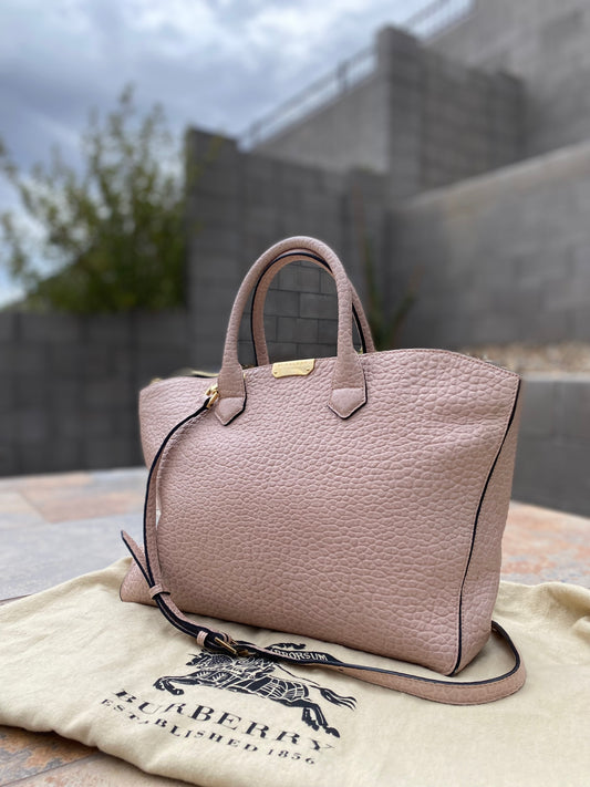 Burberry Dewsbury Grained Leather Tote