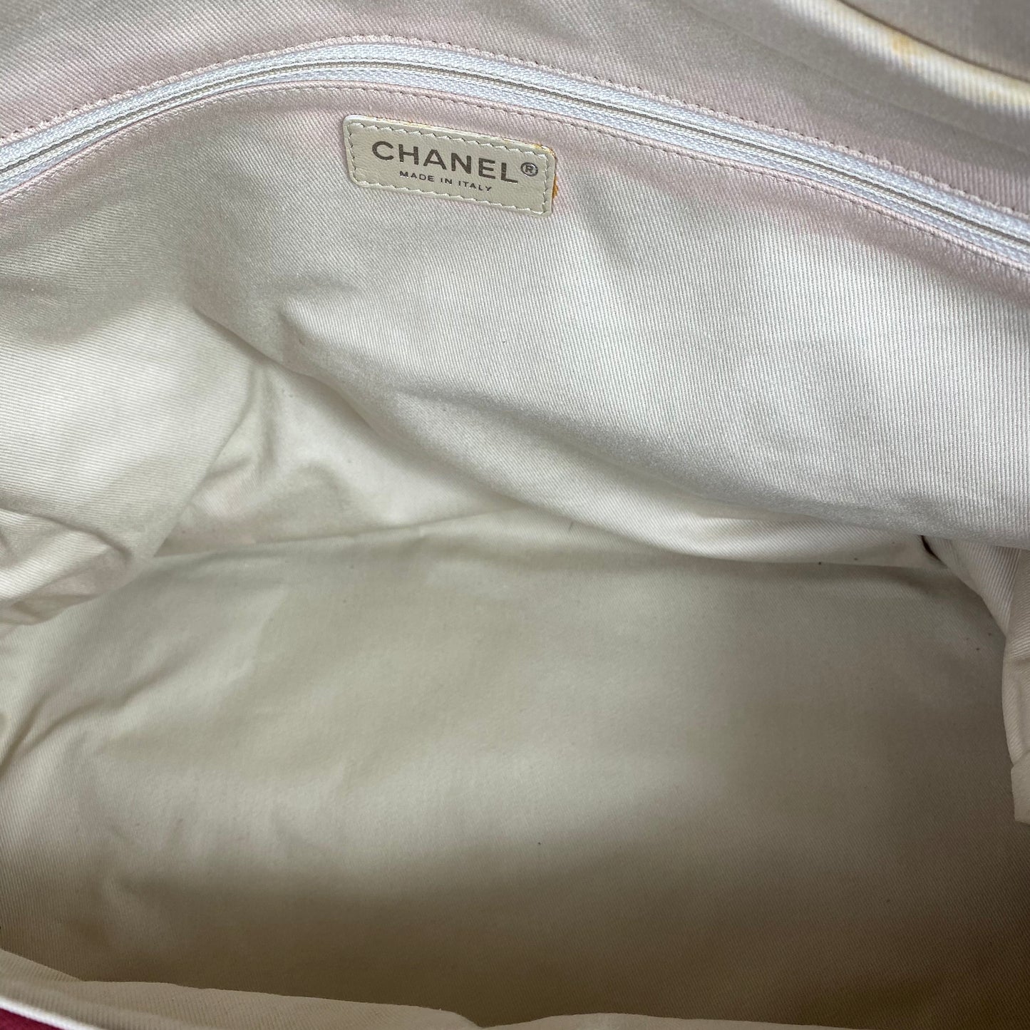 Chanel Large Leather CC Travel Bag