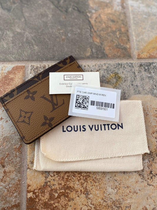 Louis Vuitton Reverse Monogram Card Holder