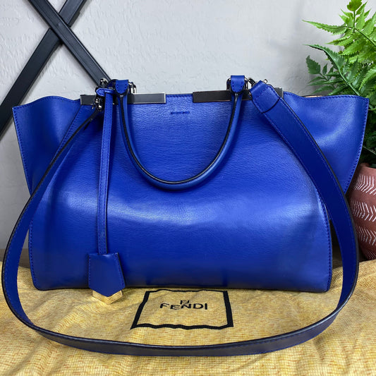 Fendi 3Jours Medium Top Handle Leather Satchel