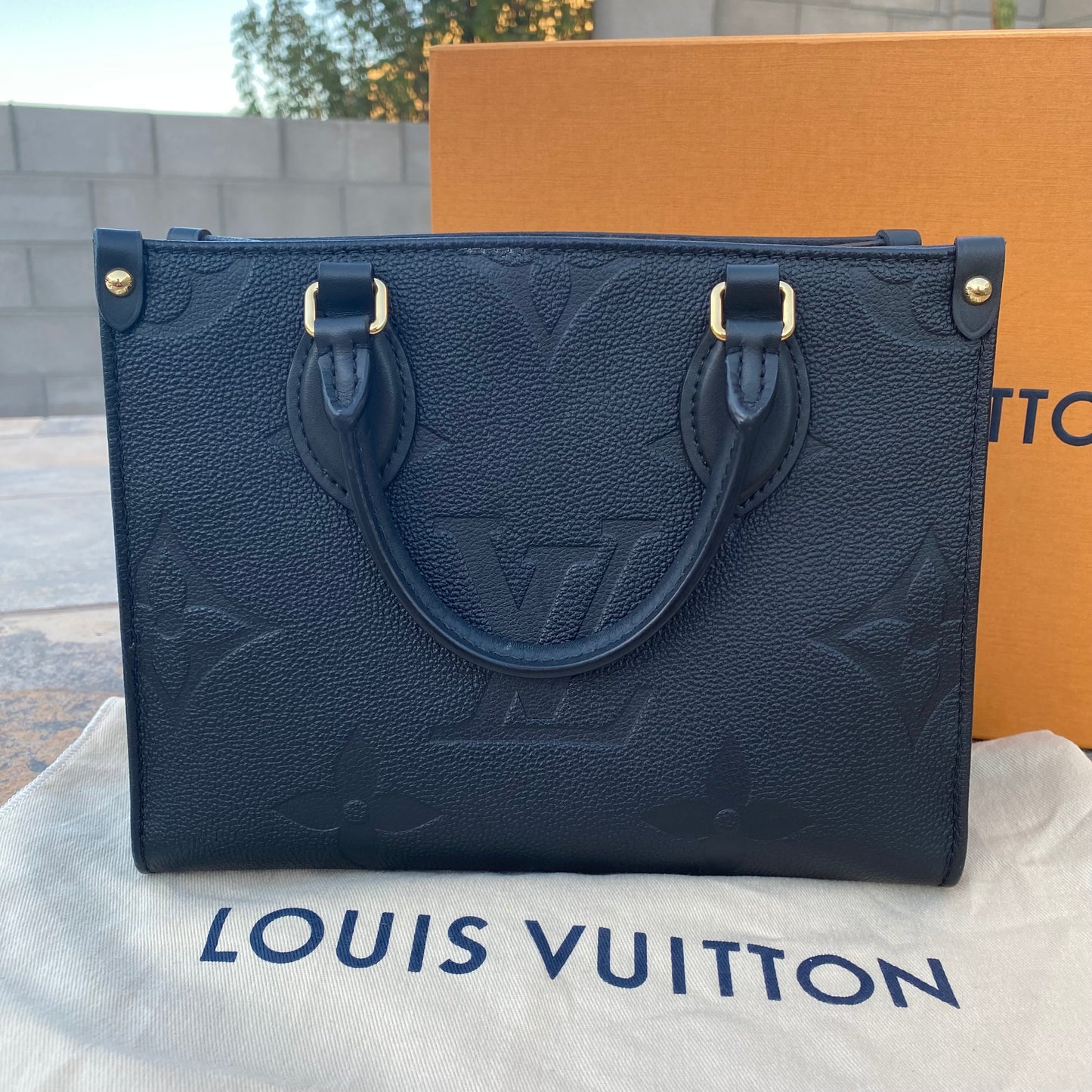 Louis Vuitton Empreinte Monogram Giant Onthego PM
