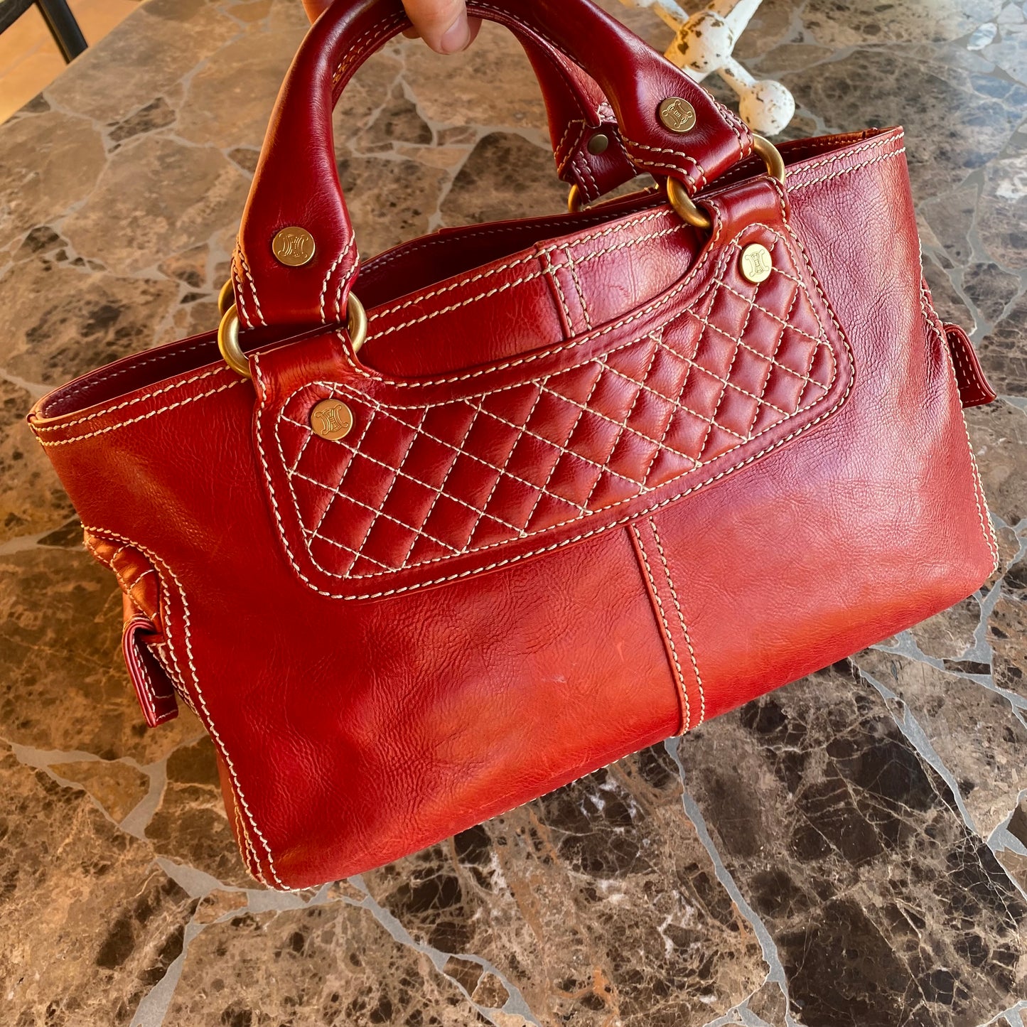 Celine Leather Boogie Bag
