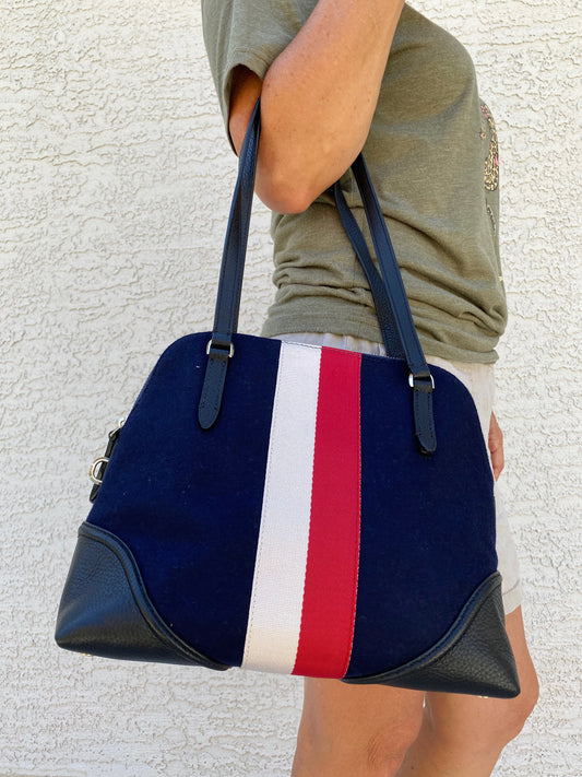 Kate Spade Carolyn Felt Bowling Satchel Bag