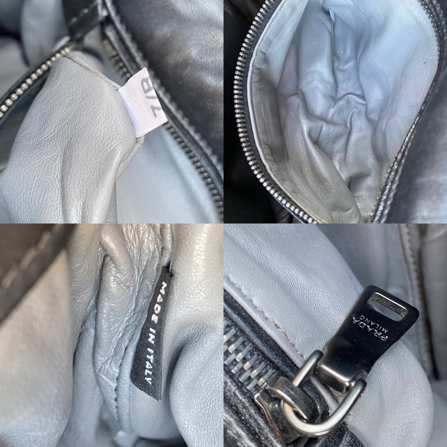 Prada Napa Leather Bomber Crossbody Bag