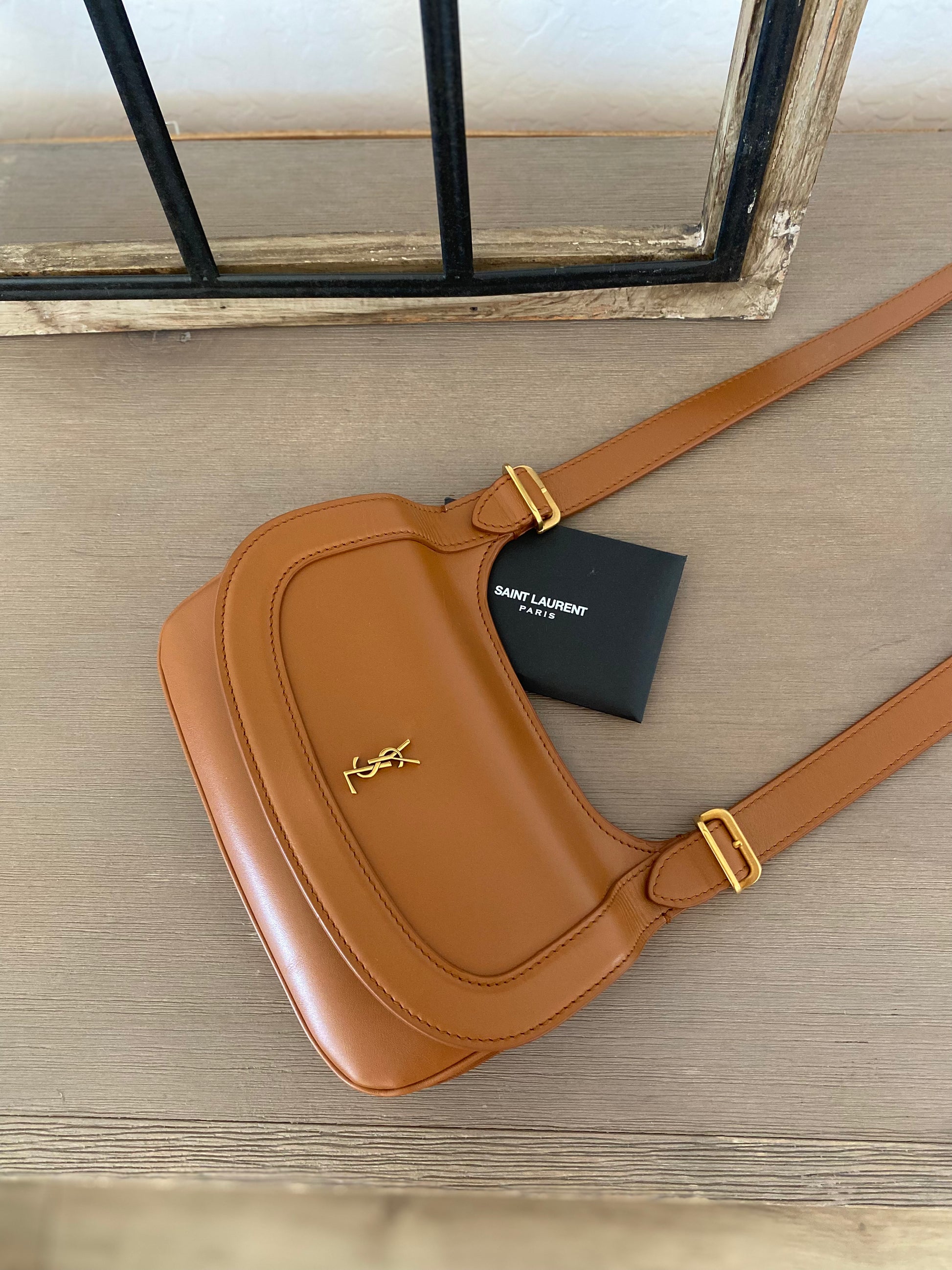 Saint Laurent Charlie Small Leather Shoulder Bag