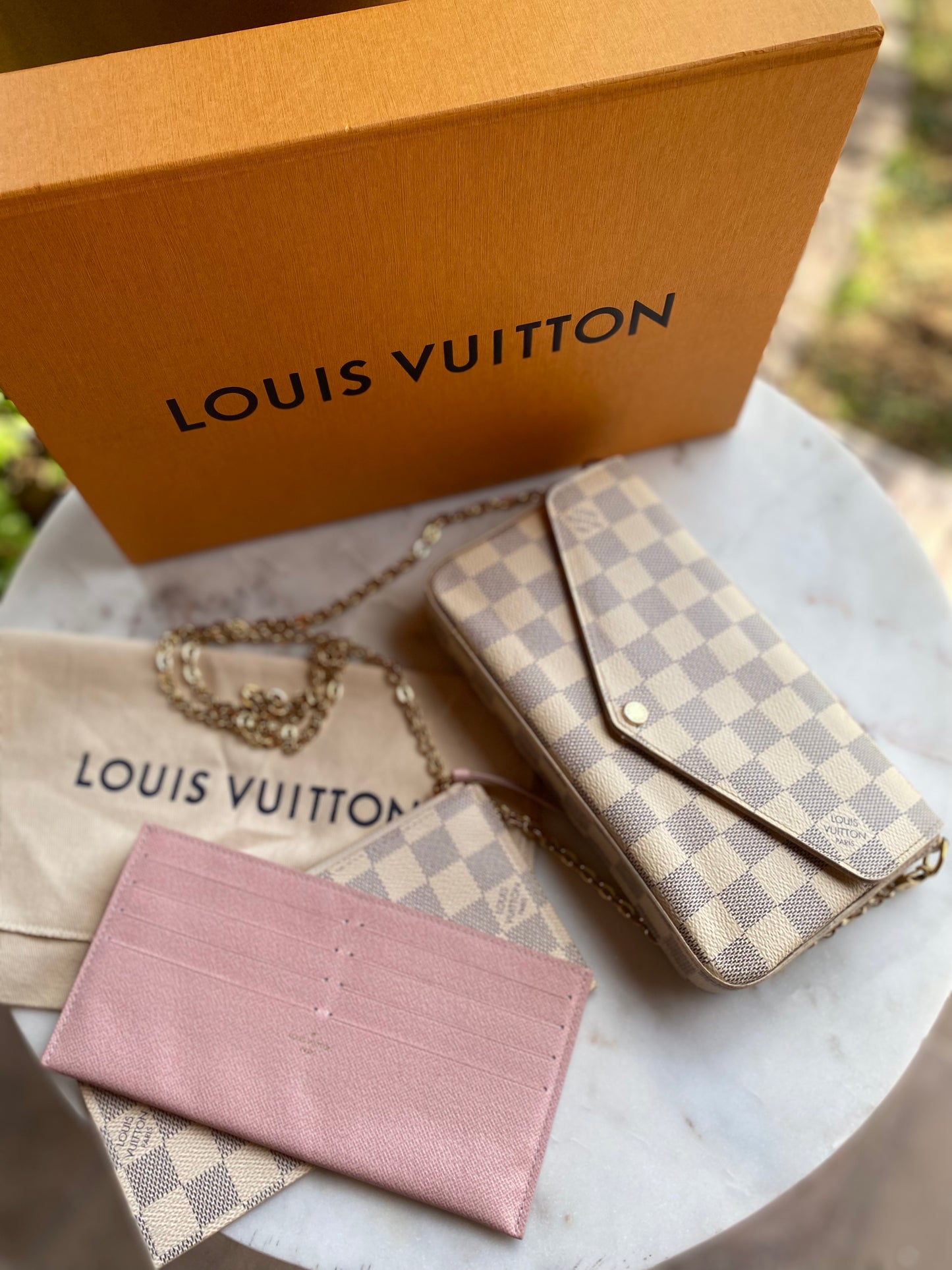 Louis Vuitton Damier Azur Felicie Crossbody