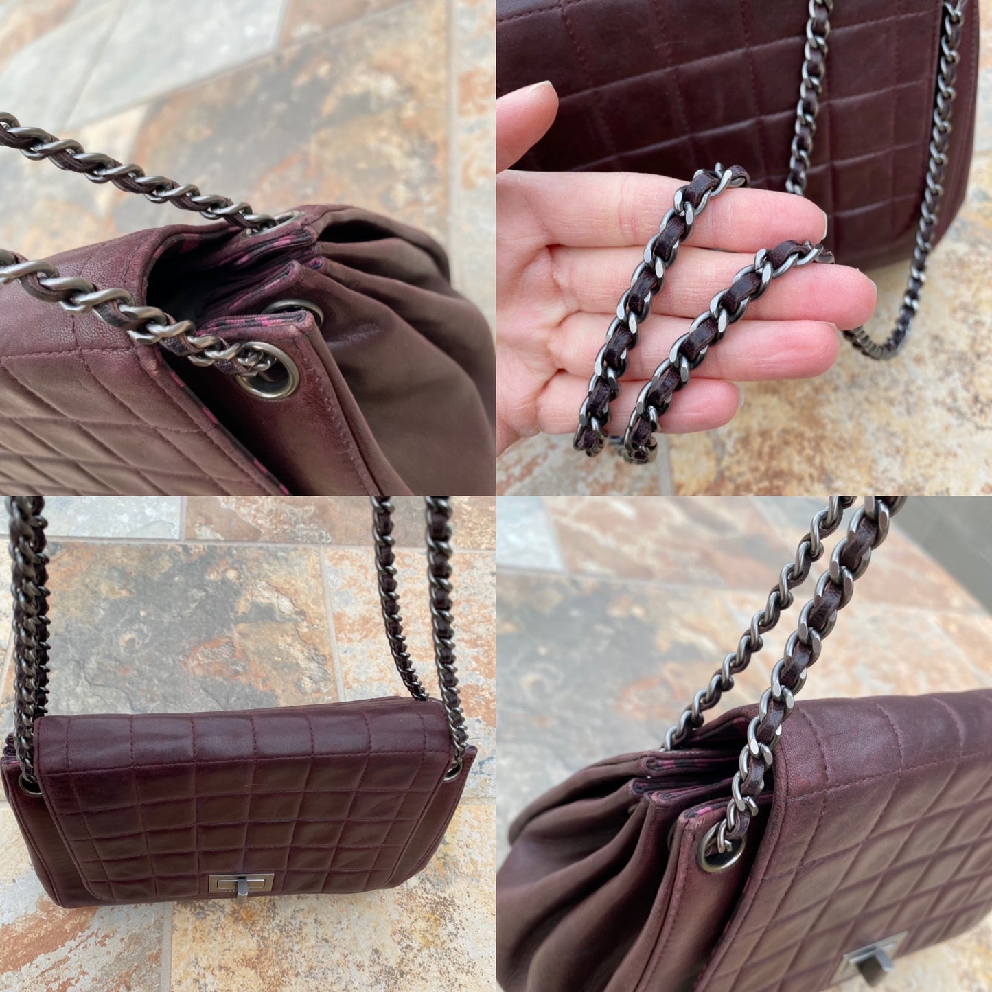 Chanel Vintage Square Quilt Reissue Accordion Flap Bag