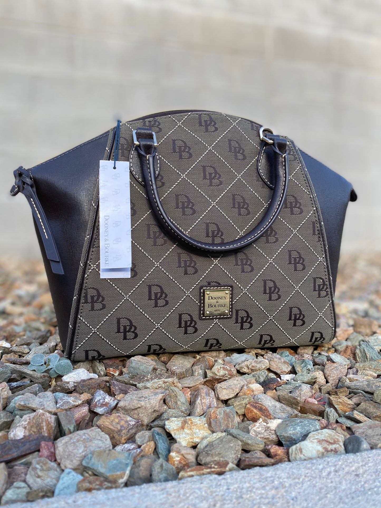 Dooney & Bourke Sydney Logo Dome Satchel