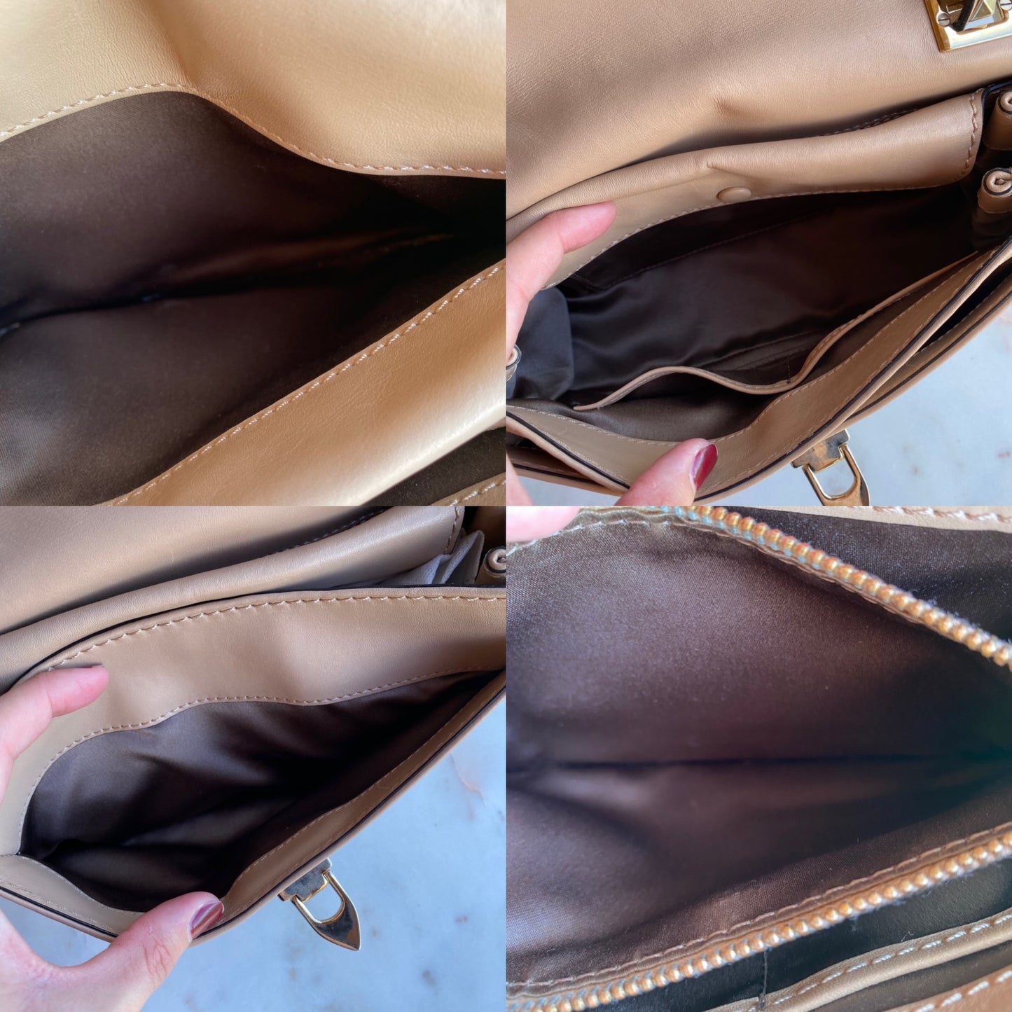 Valentino Garavani Rockstud Leather Flap Bag