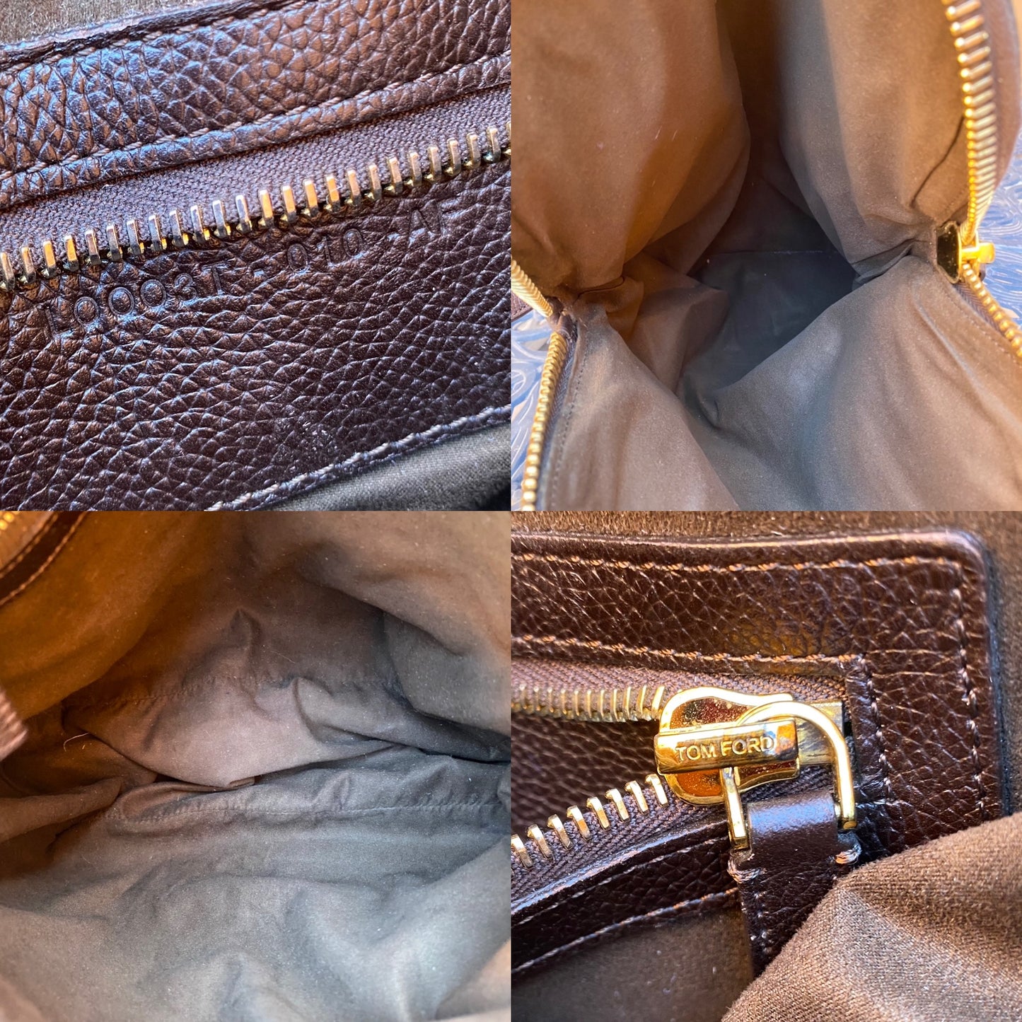 Tom Ford Leather Jennifer Shoulder Bag