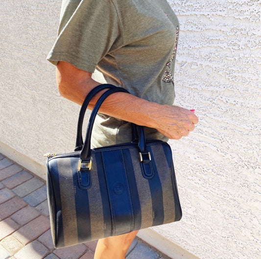 Fendi Vintage Peguin Boston Bag