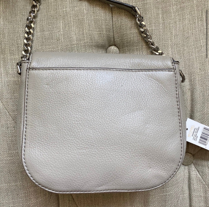 Michael Kors Half Dome Leather Crossbody Bag