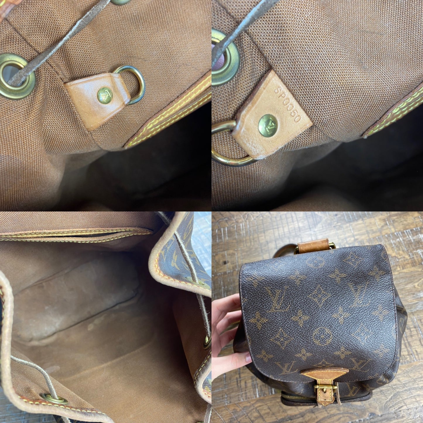 Louis Vuitton Vintage Montsouris PM Backpack