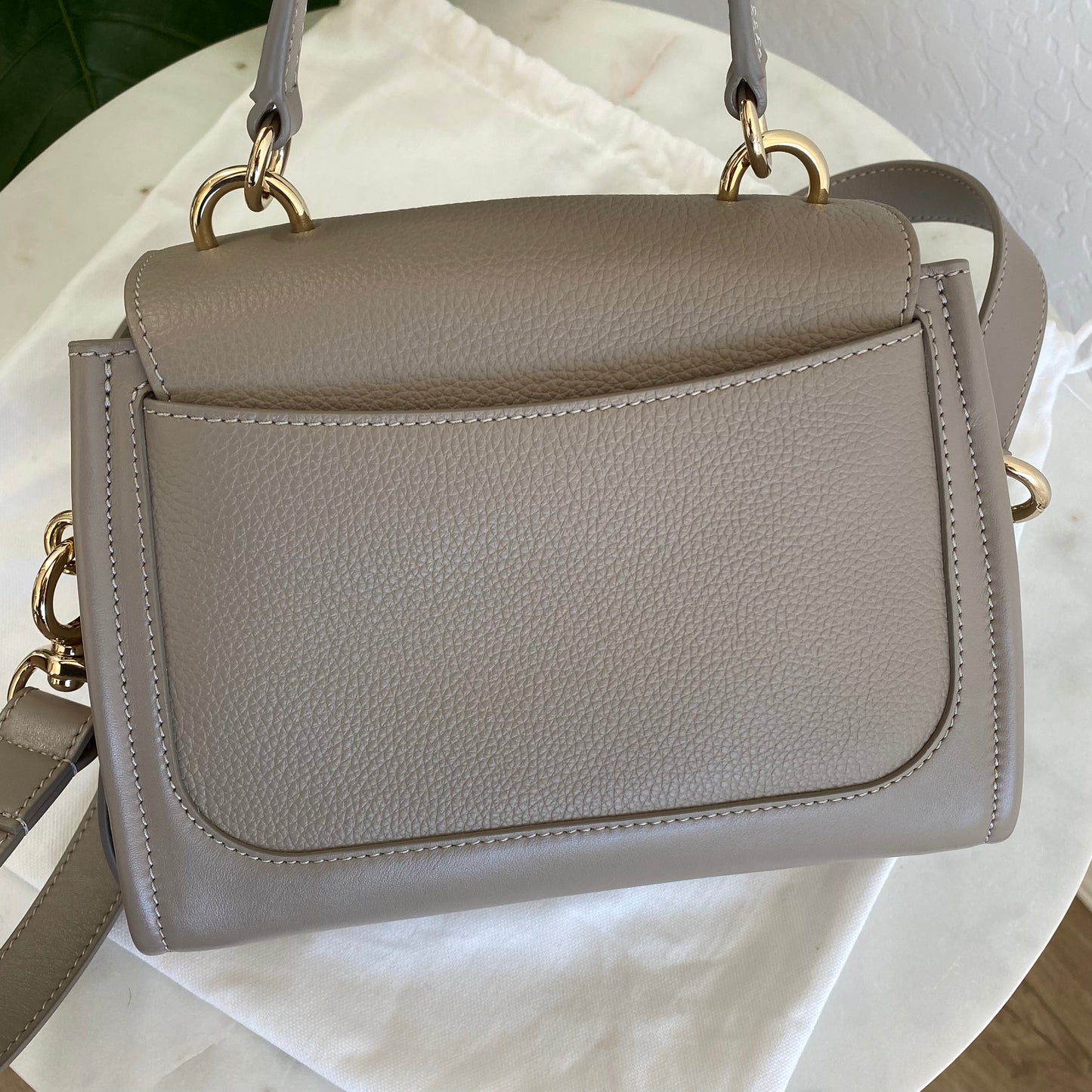 Chloe Mini Tess Day Bag Leather Satchel