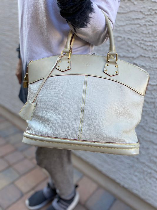 Louis Vuitton Suhali Lockit GM Satchel